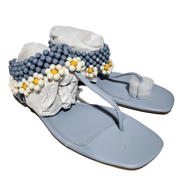 Katy Perry Gardener Anklet Sandal Blue 8 - Picture 5 of 8